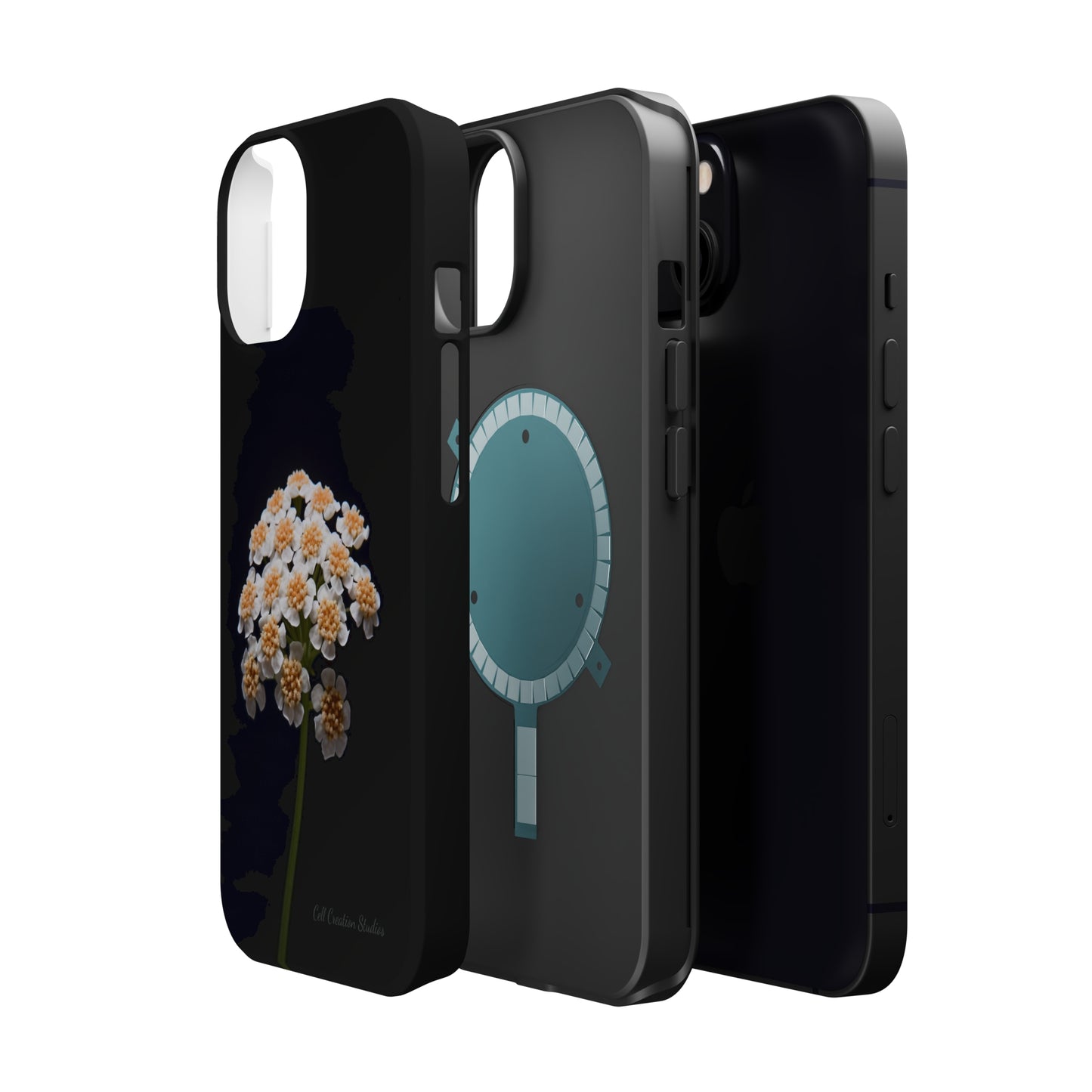 "Elegant Yarrow Bloom" Phone Case -MagSafe Tough Cases