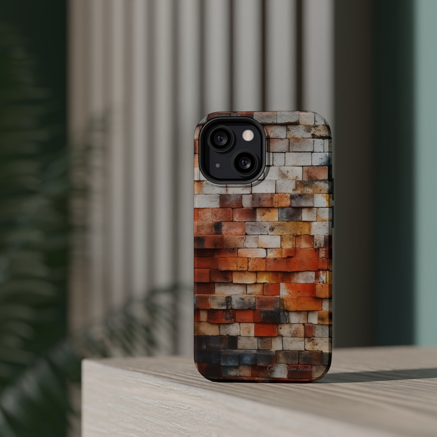 Introducing our "Urban Brickwork" Cell Phone Case – the perfect fusion of style and protection for your device -MagSafe Tough Cases