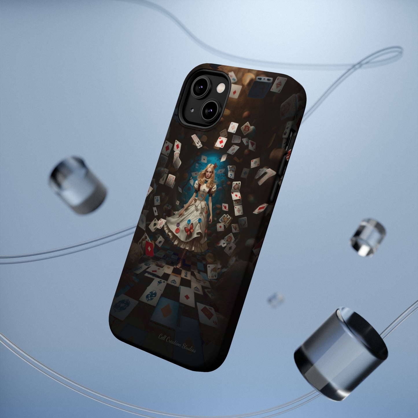 Introducing the "Alice in Wonderland" Cell Phone Case – A Journey Through Imagination -MagSafe Tough Cases