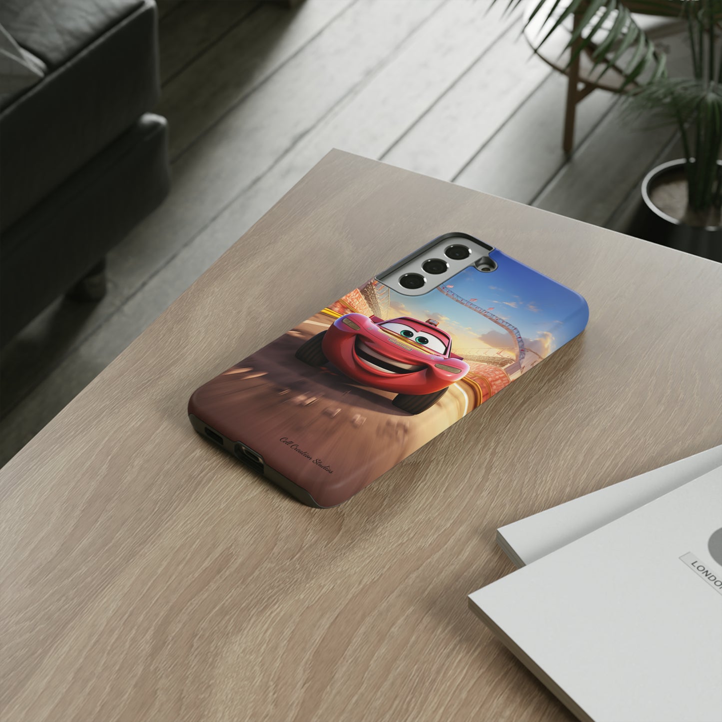 The "Smiling Red Racer" Phone Case -Tough Cases