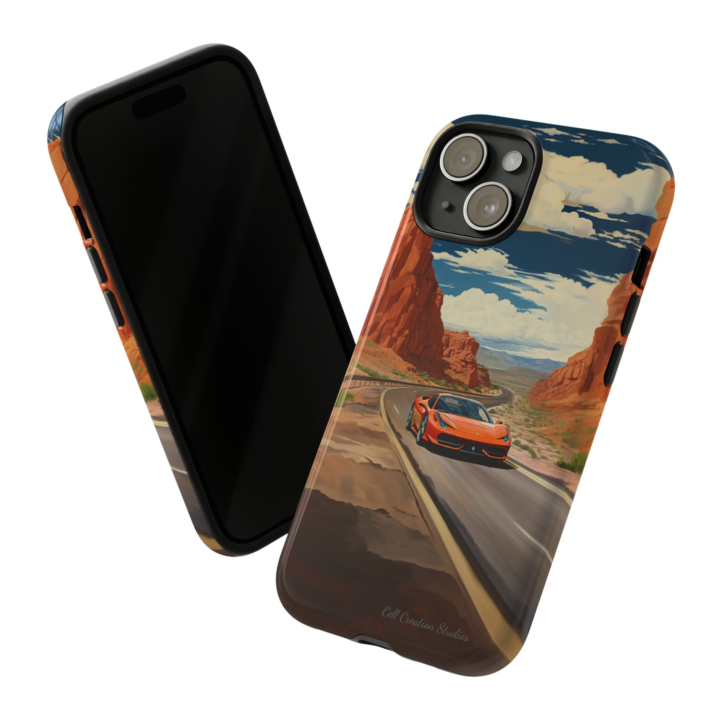 "Desert Racer Ferrari Edition" -Tough iPhone Cases