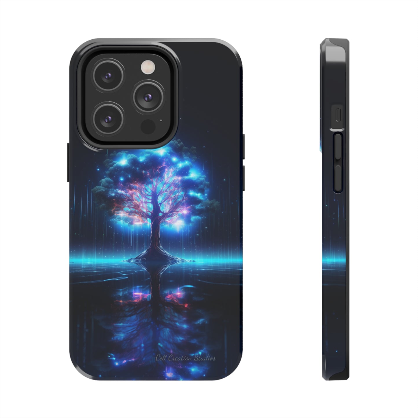 Introducing the "Luminous Tree" Cell Phone Case – Illuminate Your Style with Nature's Glow -Tough Phone Cases