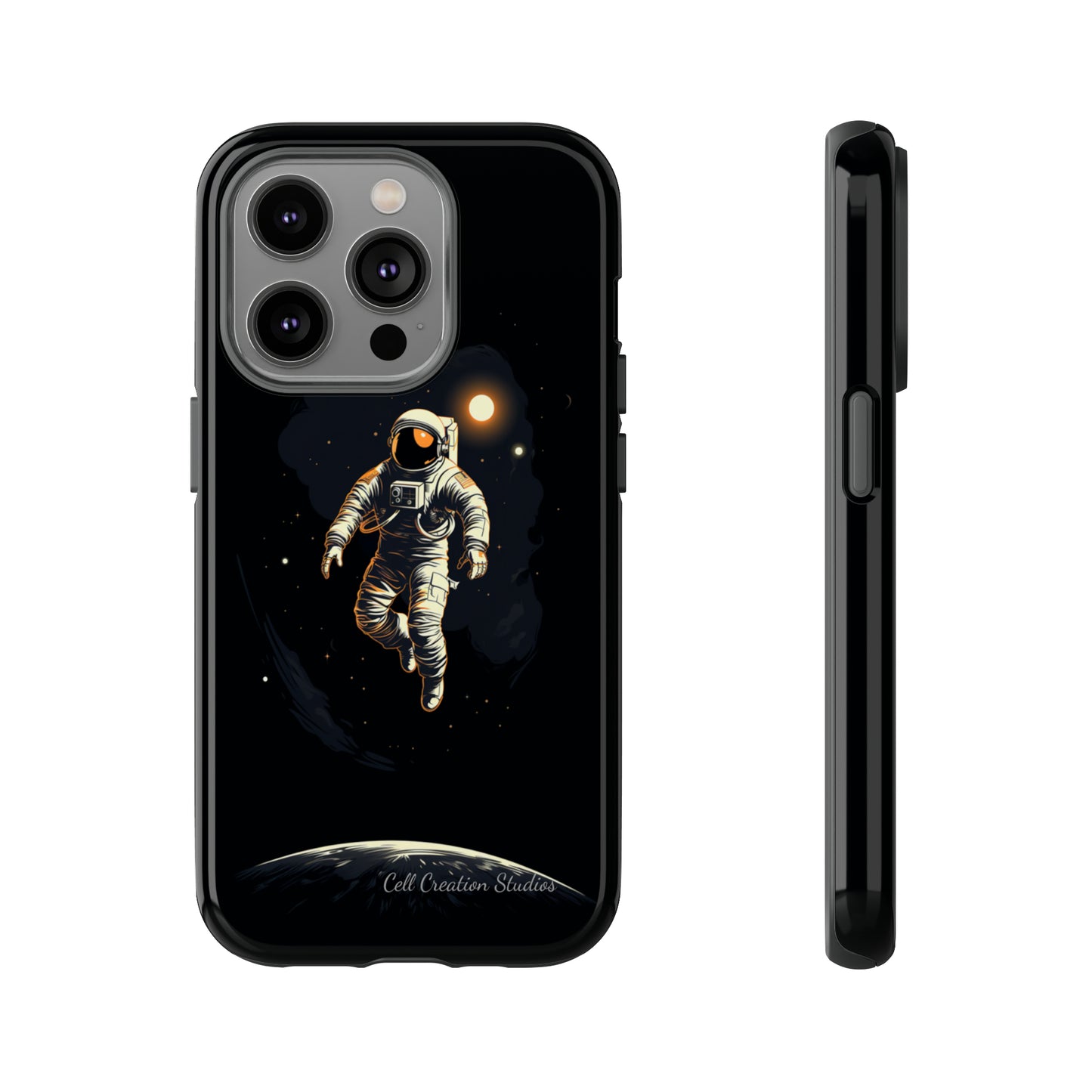 "Cosmic Explorer Astronaut" -Tough iPhone Cases