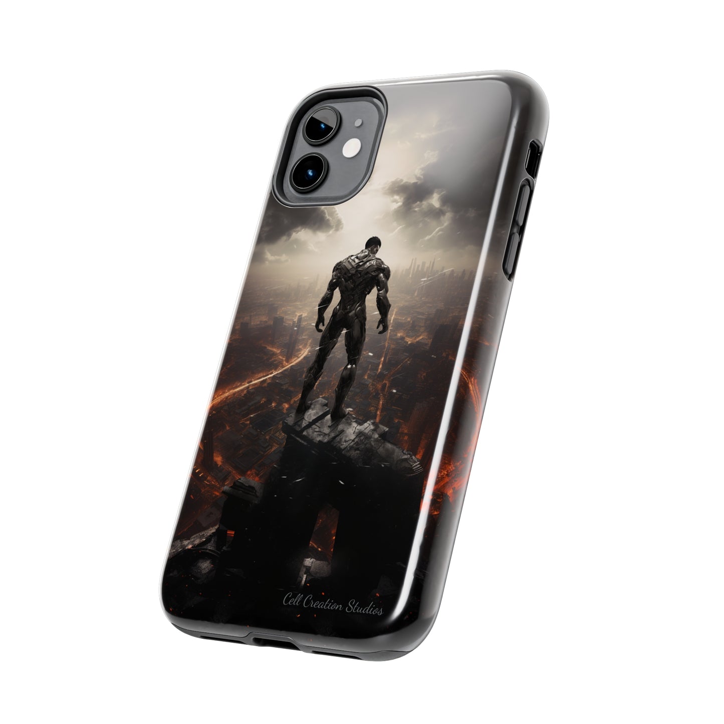 Introducing the "Cyber Guardian" Cell Phone Case – Embrace Futuristic Heroism -Tough Phone Cases