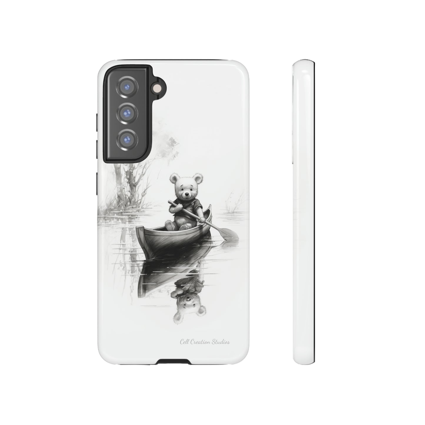 "Winnie-the-Pooh Rowing" Phone Case -Tough Cases