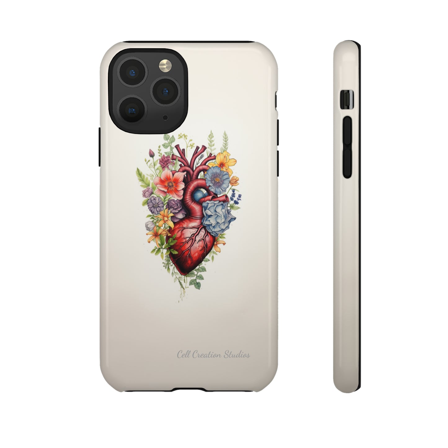 "Blooming Hearts" -Tough iPhone Cases