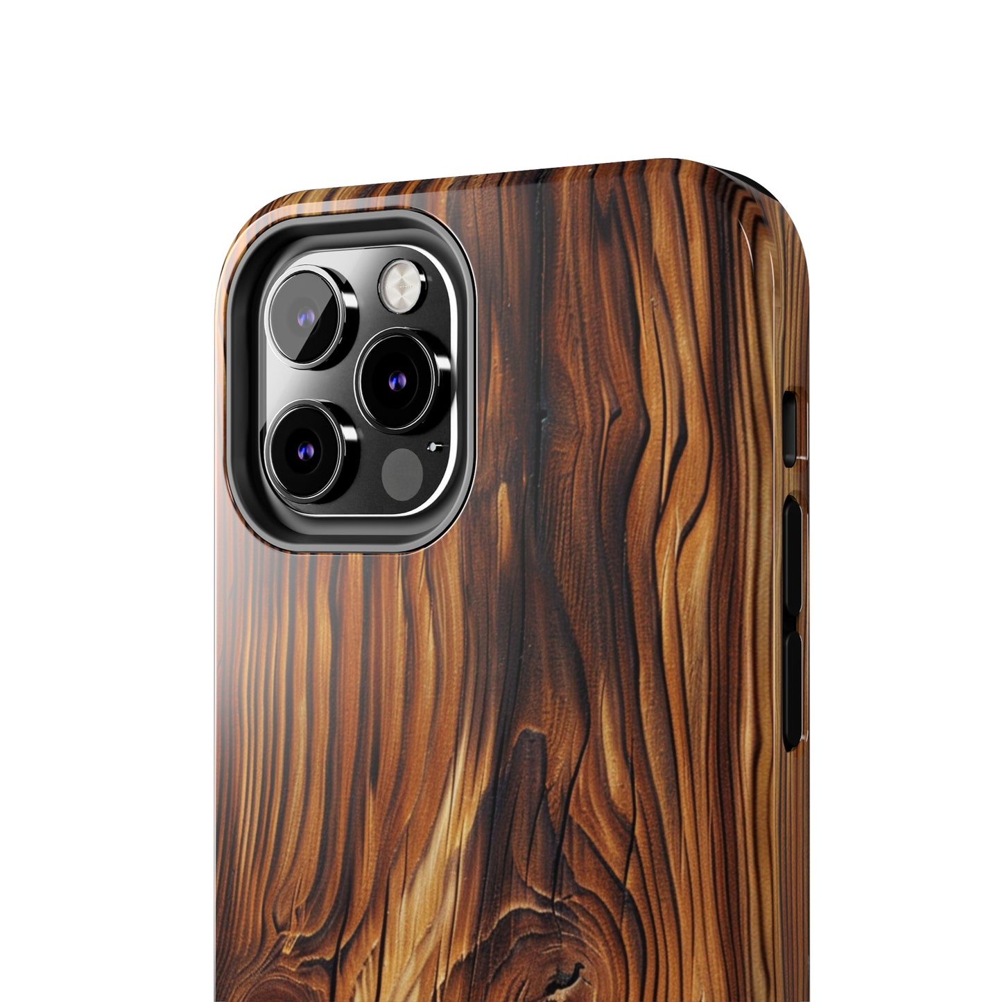 "Wood Grain Elegance" -Tough iPhone Cases