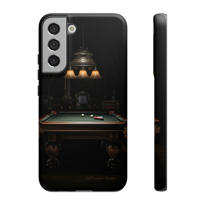 "Elevate Your Game: Pool Table-Themed Phone Case for Billiards Enthusiasts" -Tough Cases