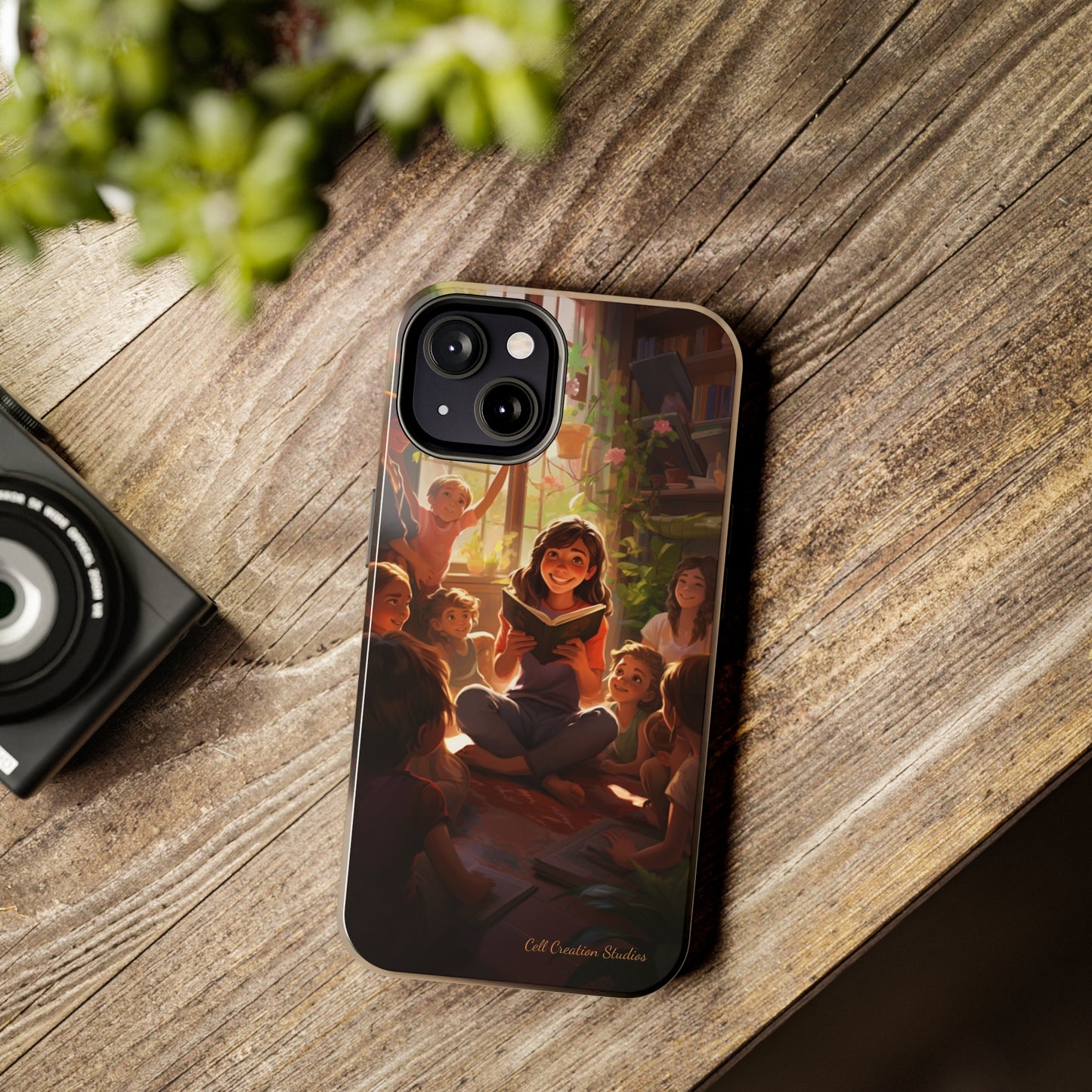 Introducing the "Inspiring Teacher's Tale" Cell Phone Case – Capture the Joy of Storytime -Tough Phone Cases