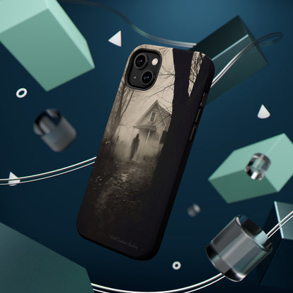 Introducing the "Ethereal Encounter" Cell Phone Case – Unveil the Mystery of the Ghostly Presence -MagSafe Tough Cases