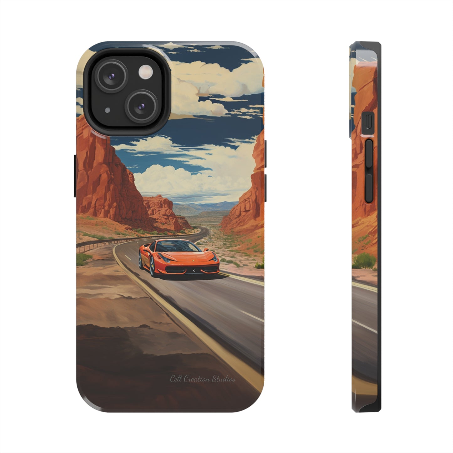 "Desert Racer Ferrari Edition" -Tough iPhone Cases