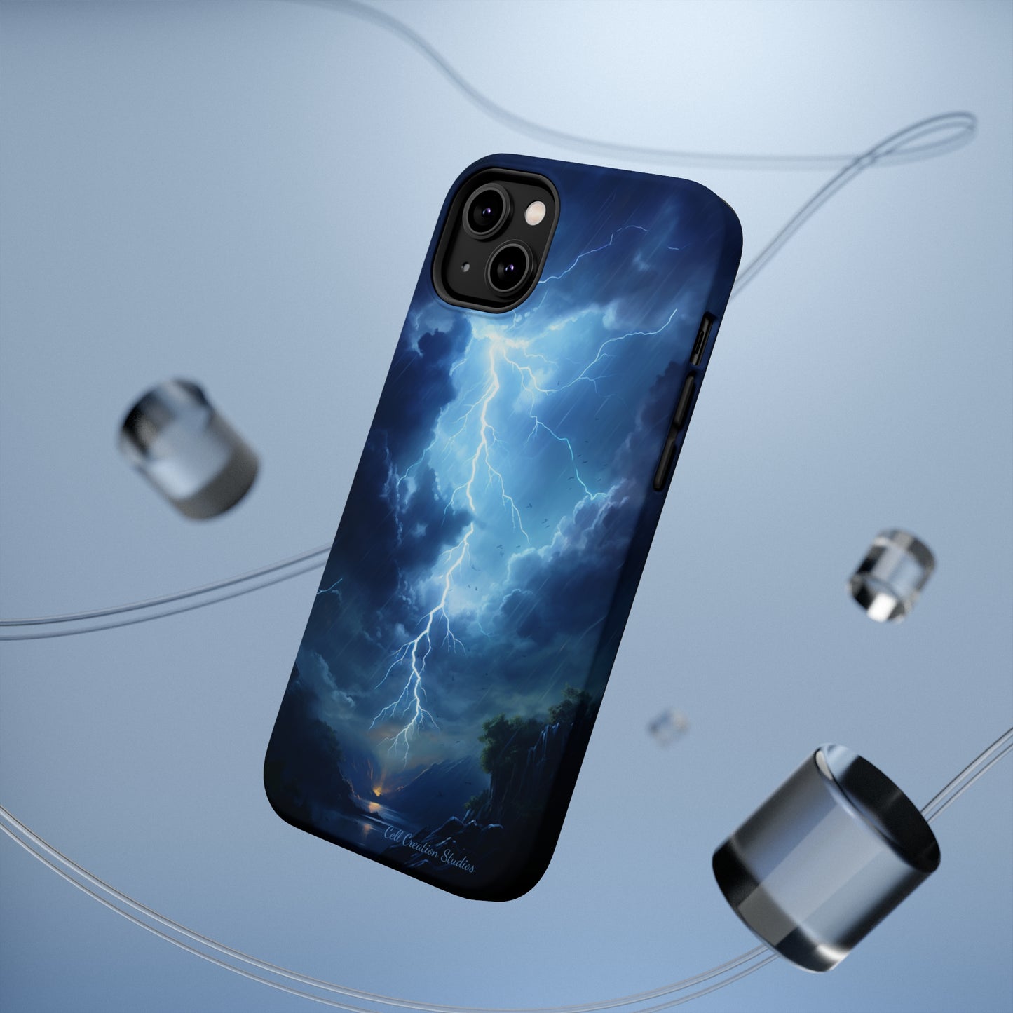 Introducing the "Stormy Serenity" Cell Phone Case – Embrace Nature -MagSafe Tough Cases