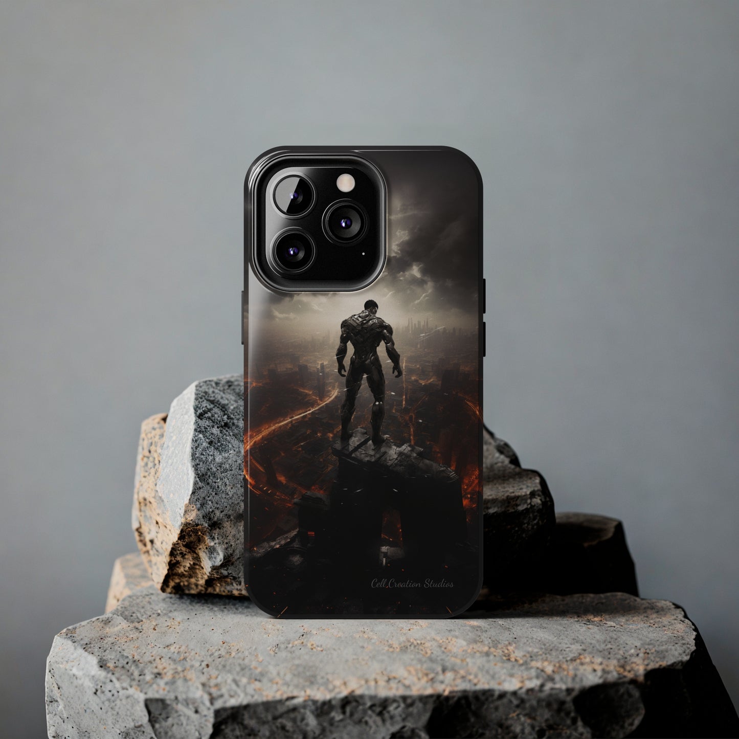 Introducing the "Cyber Guardian" Cell Phone Case – Embrace Futuristic Heroism -Tough Phone Cases