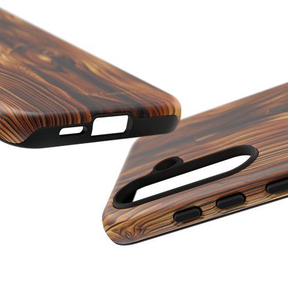 "Wood Grain Elegance" Tough Samsung Galaxy Cases