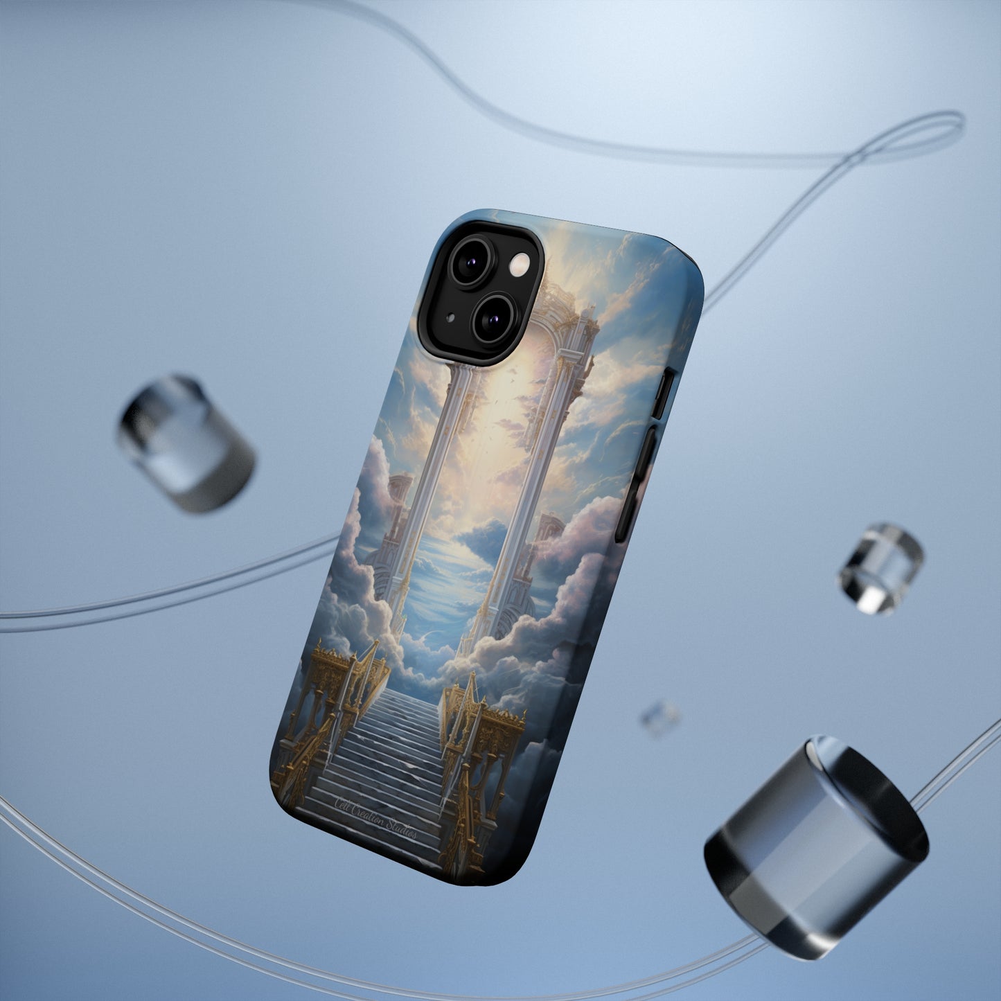 Introducing the "Celestial Gateway" Cell Phone Case – Elevate Your Device with Heavenly Splendor -MagSafe Tough Cases