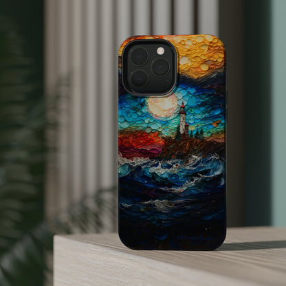 "Coastal Canvas Guardian" -MagSafe Tough iPhone Cases