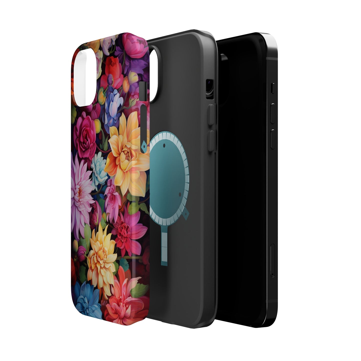 Introducing the "Blossom Beauty" Cell Phone Case – Elevate Your Style with Floral Charm -MagSafe Tough Cases