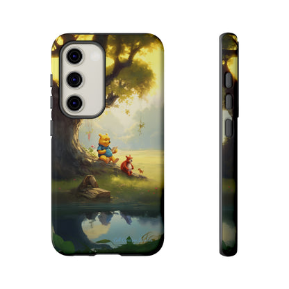 Introducing the "Winnie-The-Pooh Storytime" Cell Phone Case – A Nostalgic Journey with Friends -Tough Cases