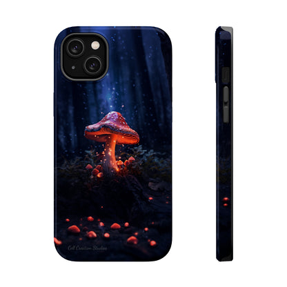 Introducing the "Enchanted Magic Mushroom" Cell Phone Case – Unveil the Mystical Realm -MagSafe Tough Cases