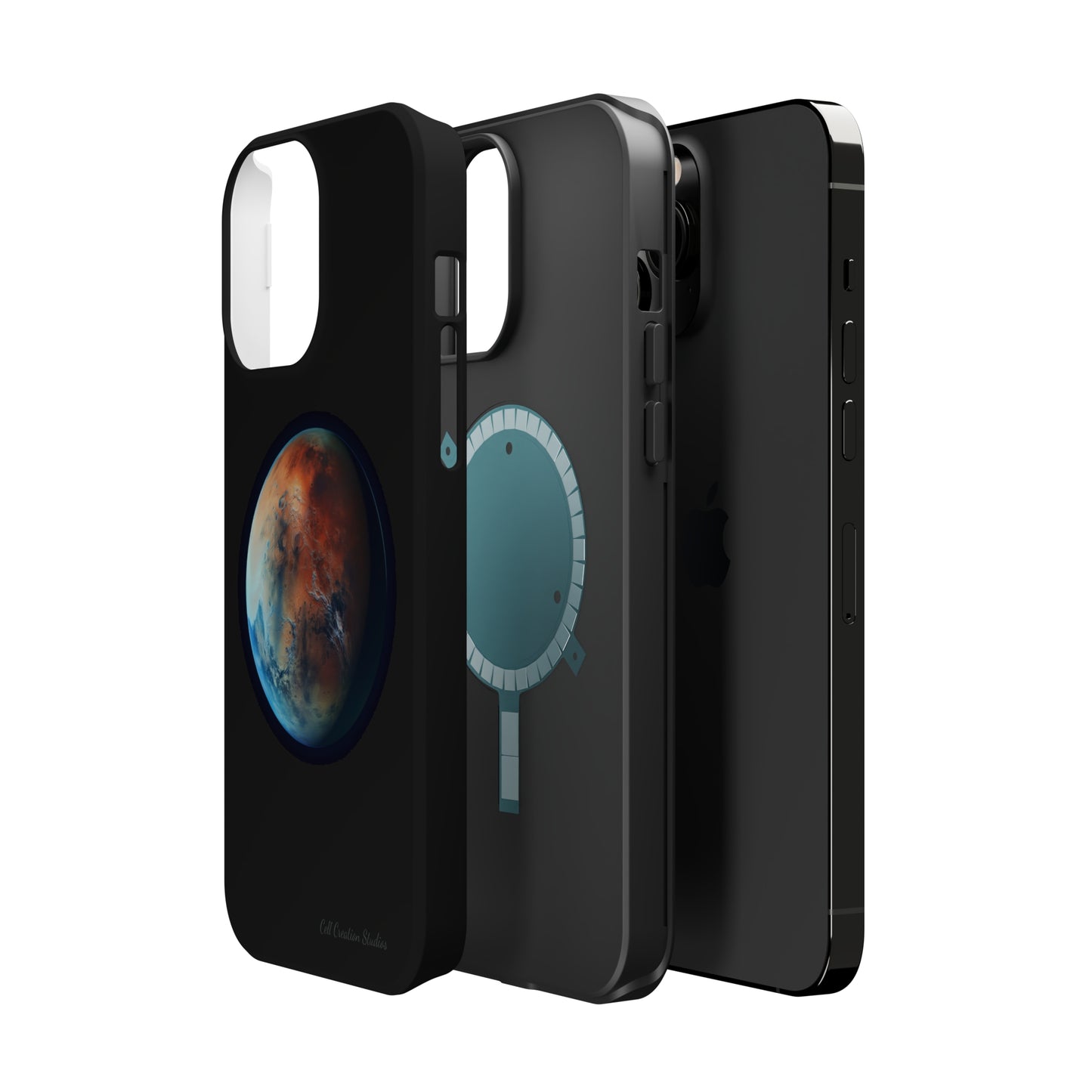 Introducing the "Mars Marvel" Cell Phone Case – Explore the Red Planet -MagSafe Tough Cases