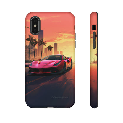 "Sunset Boulevard Ferrari Edition" -Tough iPhone Cases