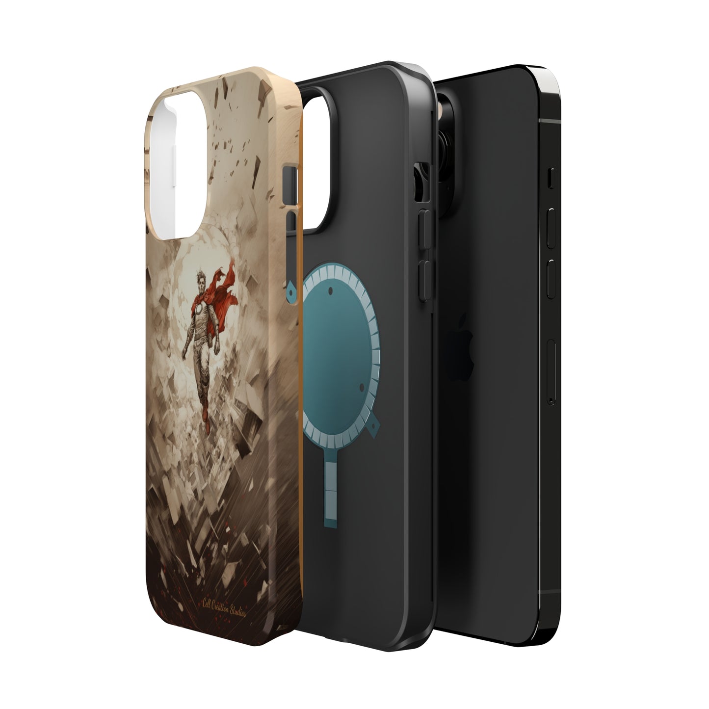 Introducing the "Heroic Guardian" Cell Phone Case – Unleash Your Inner Superhero with Captivating Design -MagSafe Tough Cases