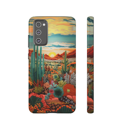 "Desert Bloom Embroidery" -Tough Samsung Cases