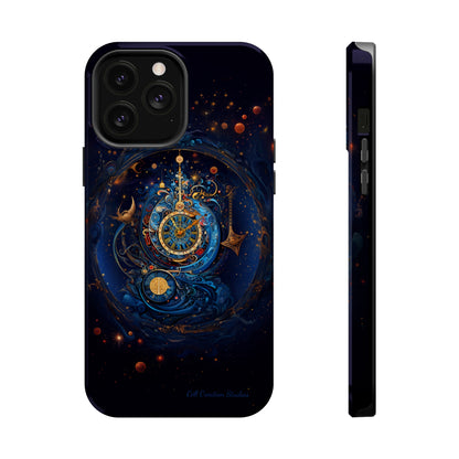 "Cosmic Clock Elegance" -MagSafe Tough iPhone Cases