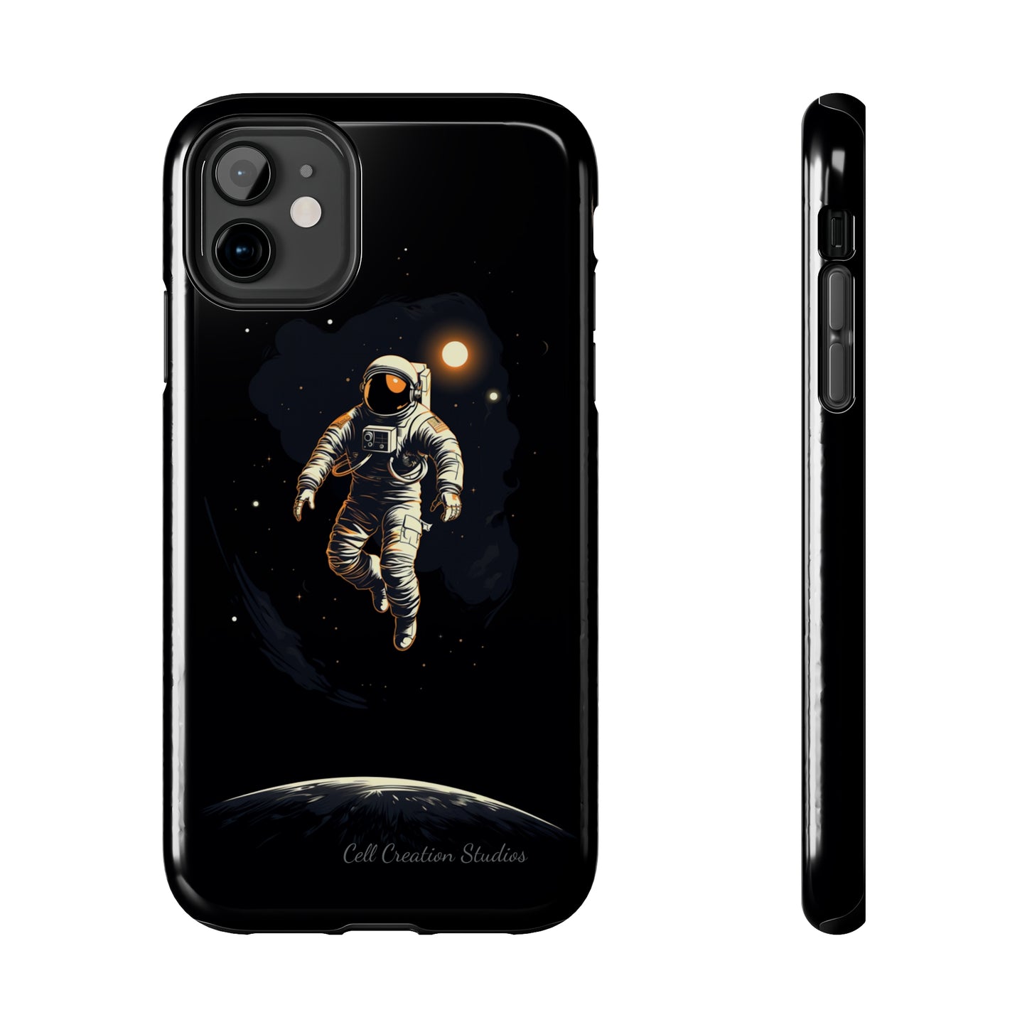 "Cosmic Explorer Astronaut" -Tough iPhone Cases