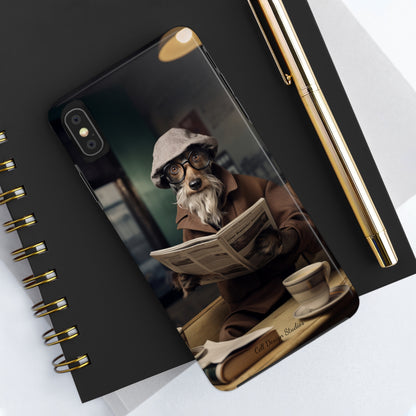 Introducing the "Canine Scholar" Cell Phone Case – Where Canine Meets Wisdom. -Tough Phone Cases