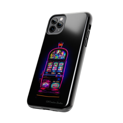 Introducing the "Vibrant Slot Frenzy" Cell Phone Case – Experience the Thrill of Colors and Luck -Tough Phone Cases