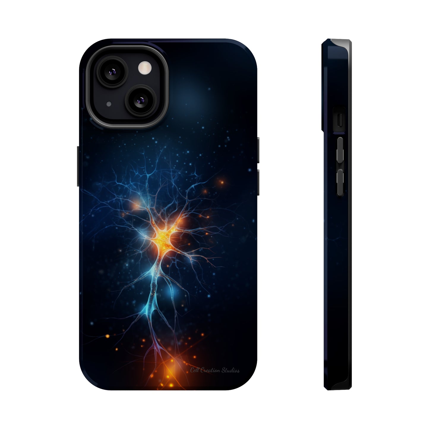 Introducing the "Luminous Neuron" Cell Phone Case – Illuminate Your Connection! -MagSafe Tough Cases