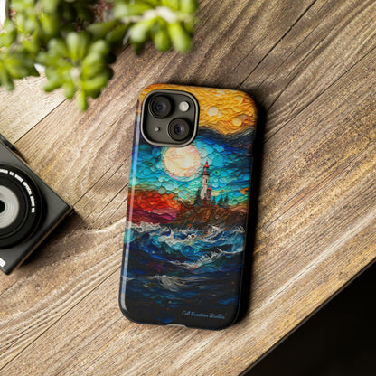 "Coastal Canvas Guardian" -Tough iPhone Cases