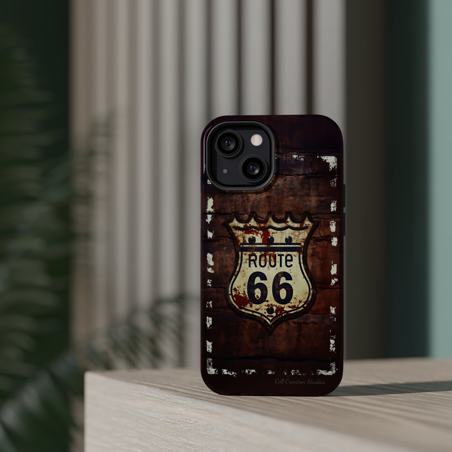 "Retro Route 66" Phone Case -MagSafe Tough Cases