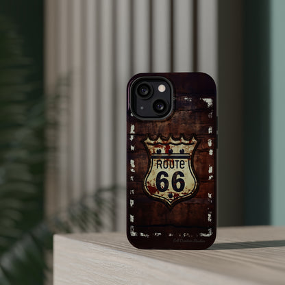 "Retro Route 66" Phone Case -MagSafe Tough Cases