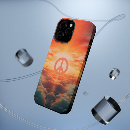 Introducing the "Sky Peace" Cell Phone Case – Carry Tranquility in Your Pocket -MagSafe Tough Cases