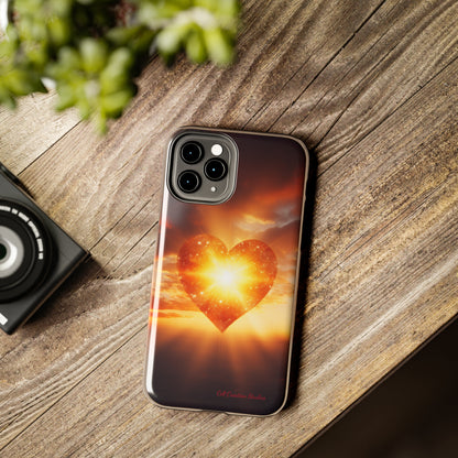 Introducing the "Sunlit Heart" Cell Phone Case – Embrace Love and Radiance -Tough Phone Cases