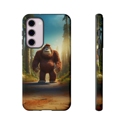 The "Trail Trekker" Bigfoot Cartoon Phone Case -Tough Cases