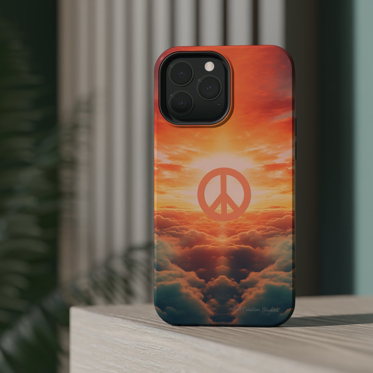 Introducing the "Sky Peace" Cell Phone Case – Carry Tranquility in Your Pocket -MagSafe Tough Cases