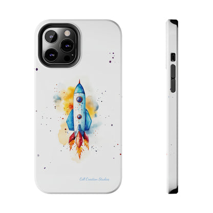 Introducing our "Cosmic Rocket" Cell Phone Case – Where Style Meets Adventure -Tough Phone Cases