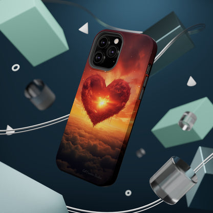 Introducing the "Sky-Heart Radiance" Cell Phone Case – Carry Love's Glow Everywhere You Go -MagSafe Tough Cases