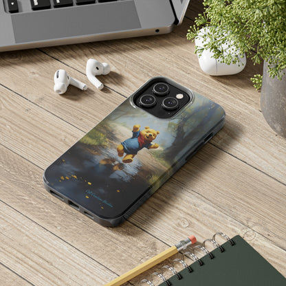 Introducing the "Winnie-The-Pooh Puddle Splash" Cell Phone Case – A Splash of Nostalgic Fun -Tough Phone Cases