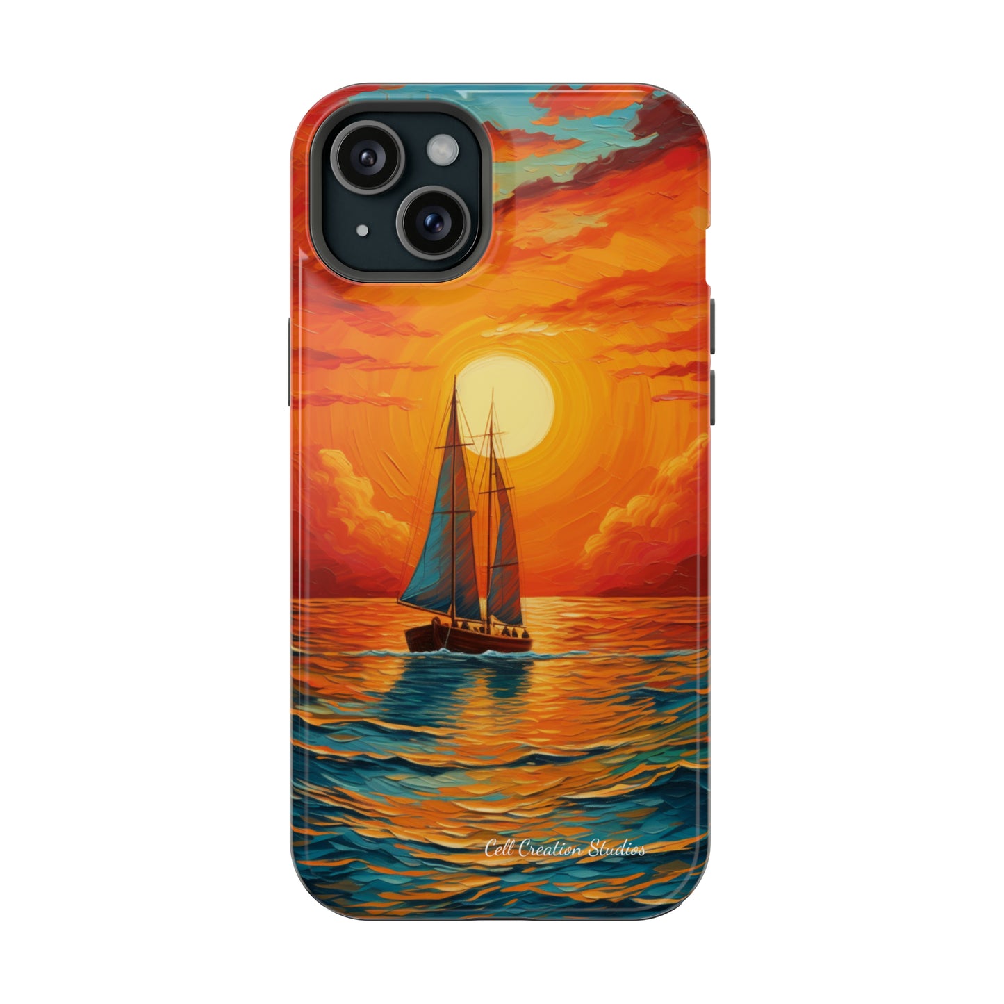 "Sailboat Sunset" - MagSafe Tough iPhone Cases