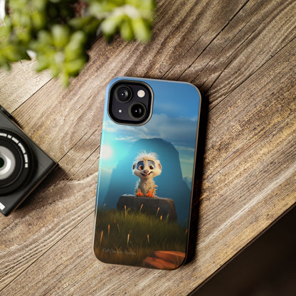 Introducing the "Mountain Explorer Buddy" Cell Phone Case – Embark on Adventures with an Animated Cute Animal -Tough Phone Cases