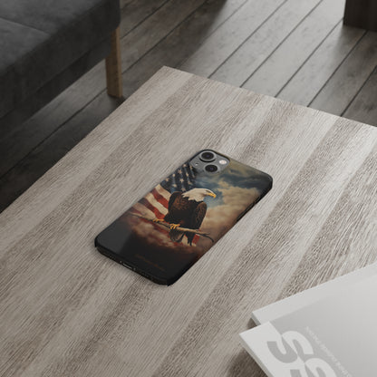 Introducing the "Eagle's Majesty" Cell Phone Case – Soar with American Pride -Slim Phone Cases