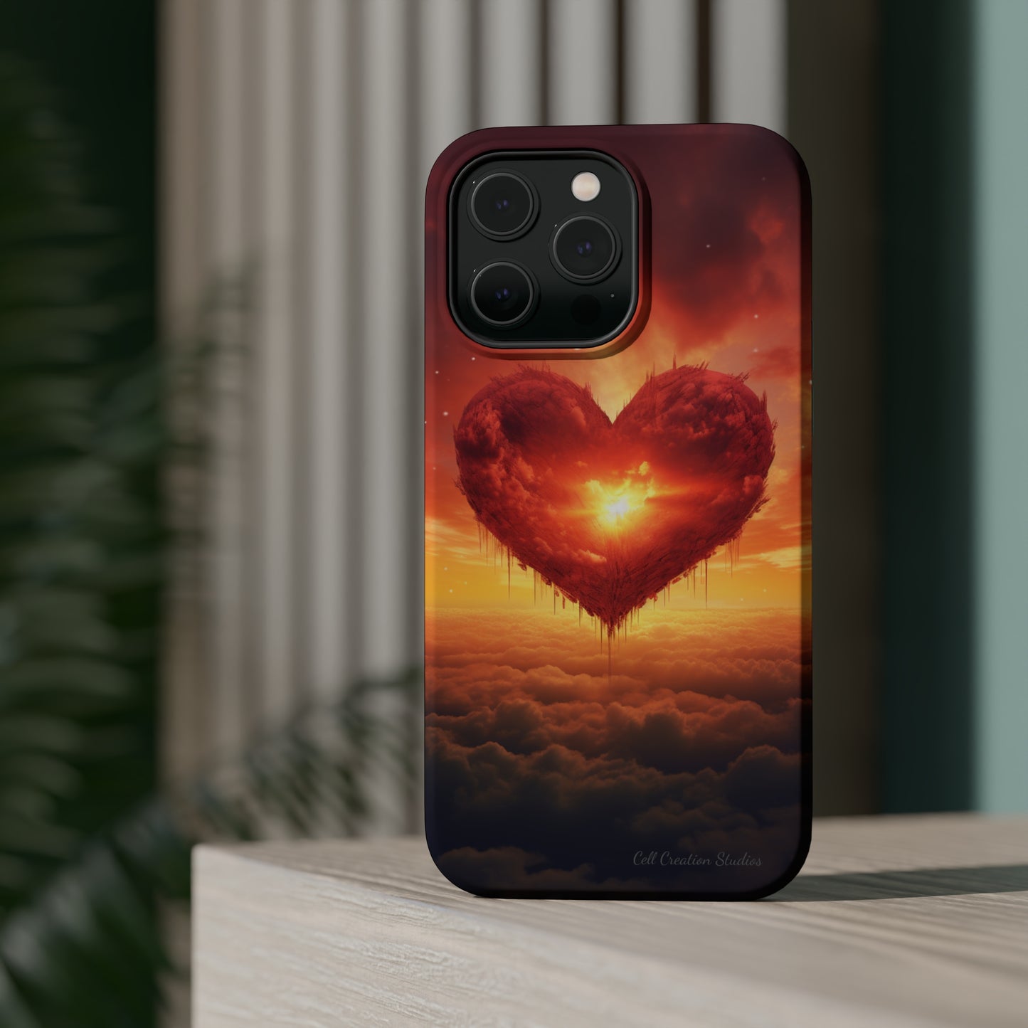 Introducing the "Sky-Heart Radiance" Cell Phone Case – Carry Love's Glow Everywhere You Go -MagSafe Tough Cases