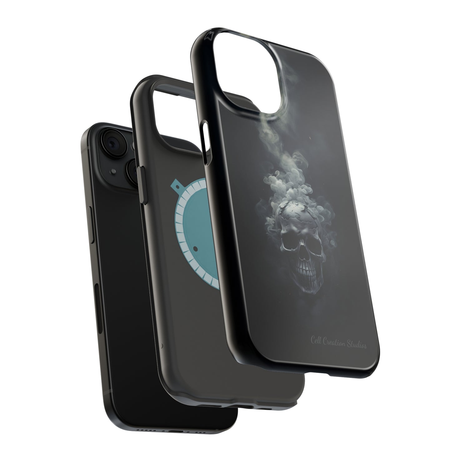 "Ethereal Skull Noir" -MagSafe Tough iPhone Cases