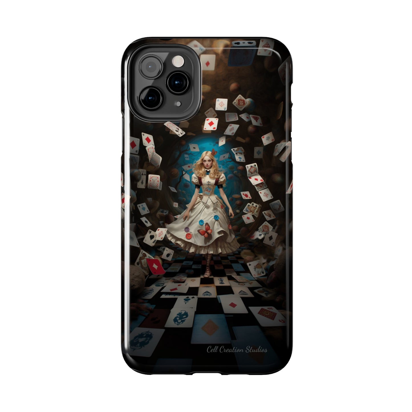 Introducing the "Alice in Wonderland" Cell Phone Case – A Journey Through Imagination -Tough Phone Cases