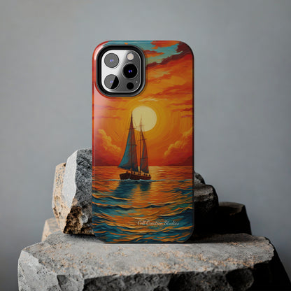 "Sailboat Sunset" -Tough iPhone Cases