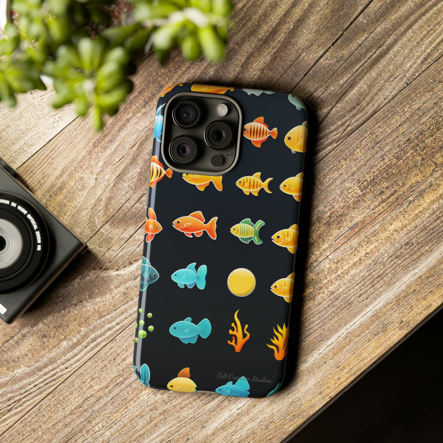 "AquaArt Fish" -Tough Phone Cases